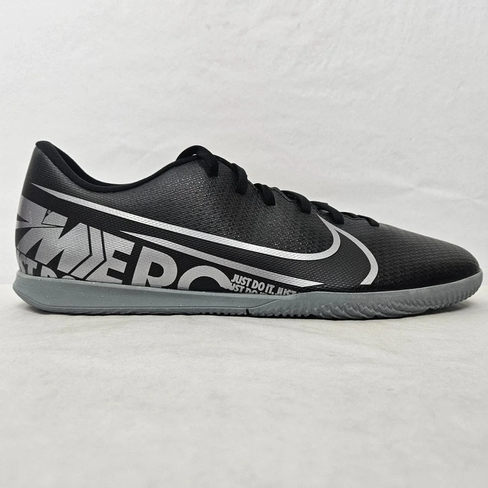 Nike Vapor 13 Club IC Indoor Soccer Shoes AT7997-001 Black‎ Grey Size 13
